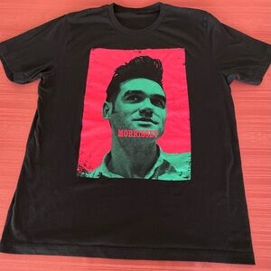 Morrissey portrait tee shirt in EUC listed men’s but unisex. See measurements